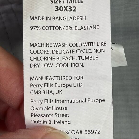 Southern Proper Pants Men’s 30X30.5 Blue Slim Straight Micro Corduroy Preppy - Picture 7 of 12